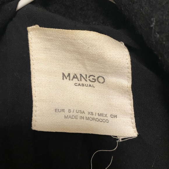 Black Mango Trench with belt - Picture 2 of 3